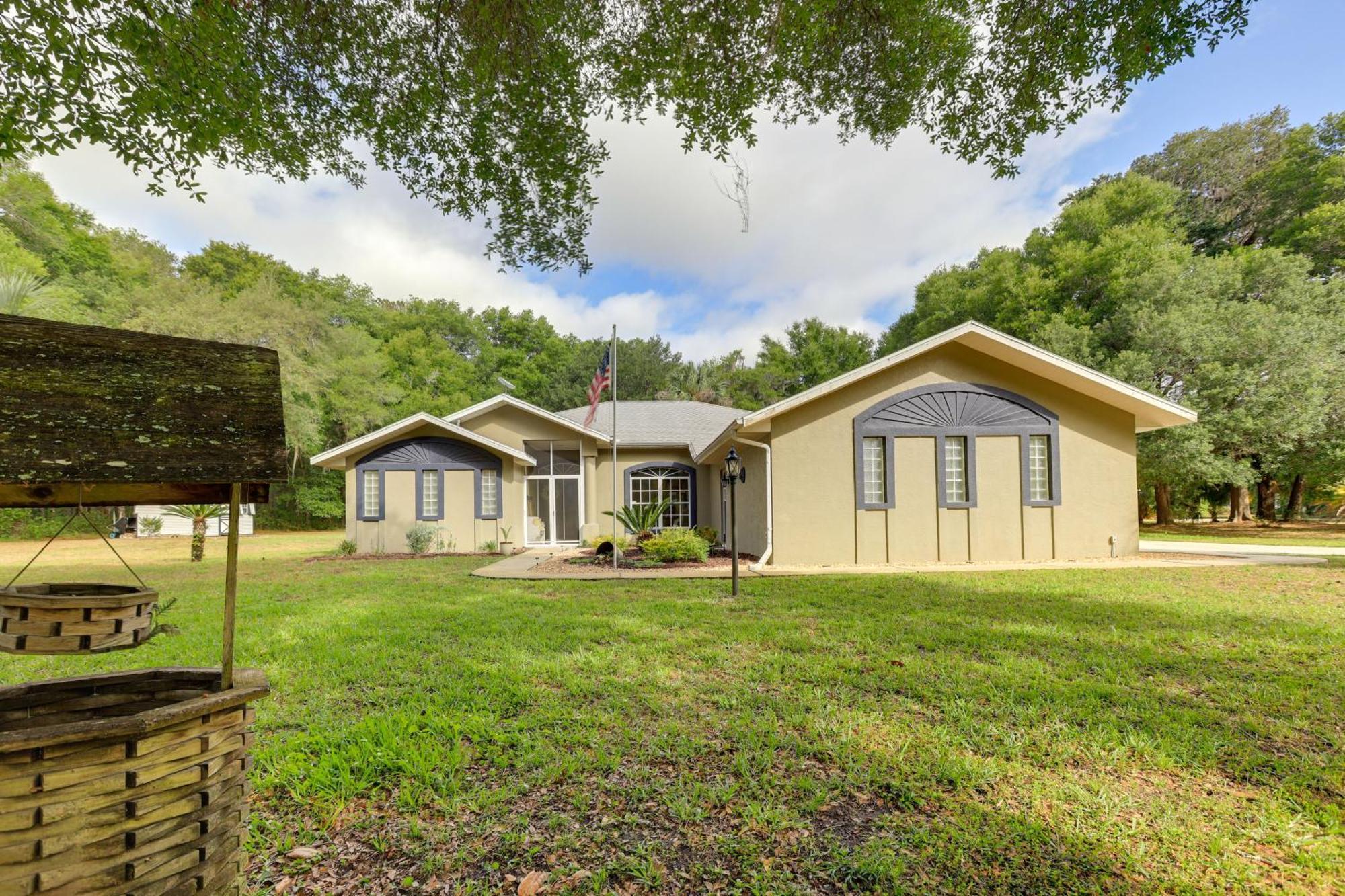 8 Mi To Rainbow Springs Dunnellon Area Home! Kültér fotó
